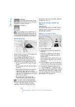 Предварительный просмотр 72 страницы BMW 2006 5 Series Owner'S Manual