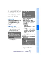Предварительный просмотр 147 страницы BMW 2006 5 Series Owner'S Manual