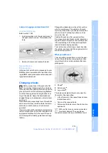 Предварительный просмотр 217 страницы BMW 2006 5 Series Owner'S Manual