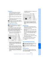 Предварительный просмотр 223 страницы BMW 2006 5 Series Owner'S Manual