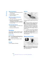 Предварительный просмотр 61 страницы BMW 2006 6 Series Owner'S Manual