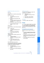 Предварительный просмотр 167 страницы BMW 2006 M5 Owner'S Manual