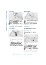 Предварительный просмотр 72 страницы BMW 2006 X3 Owner'S Manual