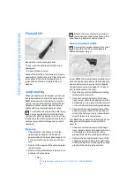 Предварительный просмотр 110 страницы BMW 2006 X3 Owner'S Manual