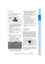 Предварительный просмотр 85 страницы BMW 2007 3 Series Owner'S Manual