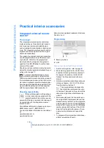 Предварительный просмотр 112 страницы BMW 2007 3 Series Owner'S Manual