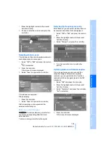 Предварительный просмотр 167 страницы BMW 2007 3 Series Owner'S Manual