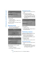 Preview for 184 page of BMW 2007 5 Series Owner'S Manual