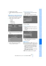 Preview for 203 page of BMW 2007 5 Series Owner'S Manual