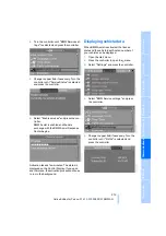 Preview for 215 page of BMW 2007 5 Series Owner'S Manual