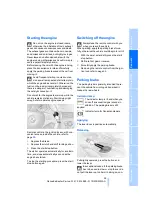 Предварительный просмотр 57 страницы BMW 2007 M3 Owner'S Manual