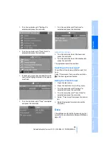 Предварительный просмотр 71 страницы BMW 2007 M3 Owner'S Manual