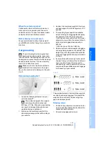 Предварительный просмотр 113 страницы BMW 2007 M3 Owner'S Manual