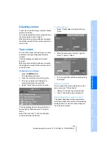 Предварительный просмотр 147 страницы BMW 2007 M3 Owner'S Manual