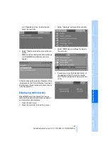 Предварительный просмотр 193 страницы BMW 2007 M3 Owner'S Manual