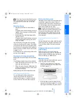 Preview for 41 page of BMW 2007 M5 Owner'S Manual