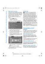 Preview for 80 page of BMW 2007 M5 Owner'S Manual