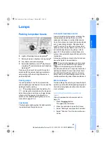 Preview for 93 page of BMW 2007 M5 Owner'S Manual