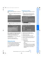 Preview for 137 page of BMW 2007 M5 Owner'S Manual