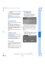 Preview for 149 page of BMW 2007 M5 Owner'S Manual