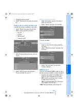 Preview for 183 page of BMW 2007 M5 Owner'S Manual