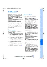 Preview for 189 page of BMW 2007 M5 Owner'S Manual