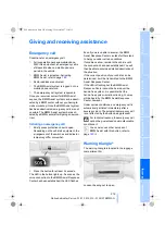 Preview for 221 page of BMW 2007 M5 Owner'S Manual