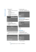 Preview for 166 page of BMW 2007 M6 Owner'S Manual