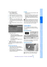 Preview for 33 page of BMW 2007 X5 3.0d Owner'S Handbook Manual