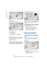 Preview for 42 page of BMW 2007 X5 3.0d Owner'S Handbook Manual