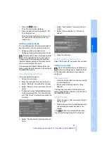 Preview for 43 page of BMW 2007 X5 3.0d Owner'S Handbook Manual