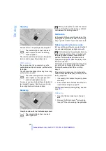 Preview for 58 page of BMW 2007 X5 3.0d Owner'S Handbook Manual