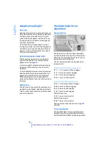 Preview for 96 page of BMW 2007 X5 3.0d Owner'S Handbook Manual