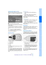 Preview for 113 page of BMW 2007 X5 3.0d Owner'S Handbook Manual