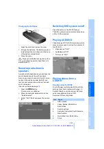 Preview for 203 page of BMW 2007 X5 3.0d Owner'S Handbook Manual