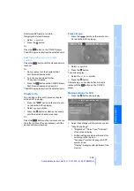 Preview for 205 page of BMW 2007 X5 3.0d Owner'S Handbook Manual