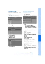 Preview for 209 page of BMW 2007 X5 3.0d Owner'S Handbook Manual