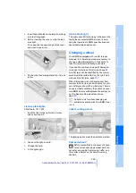 Preview for 231 page of BMW 2007 X5 3.0d Owner'S Handbook Manual