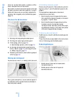 Предварительный просмотр 74 страницы BMW 2008 5 Series Owner'S Manual