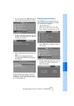 Preview for 207 page of BMW 2008 6 Series Owner'S Manual