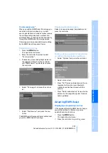 Preview for 209 page of BMW 2008 M3 Owner'S Manual