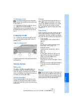 Preview for 241 page of BMW 2008 M3 Owner'S Manual