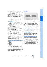 Preview for 107 page of BMW 2008 M6 Owner'S Manual