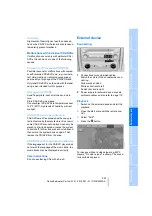 Предварительный просмотр 203 страницы BMW 2008 X6 Owner'S Manual