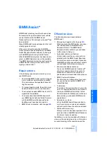 Предварительный просмотр 223 страницы BMW 2008 X6 Owner'S Manual