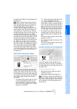 Предварительный просмотр 93 страницы BMW 2009 3 Series Owner'S Manual