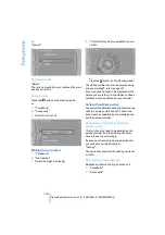 Предварительный просмотр 180 страницы BMW 2009 3 Series Owner'S Manual