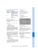 Предварительный просмотр 189 страницы BMW 2009 3 Series Owner'S Manual