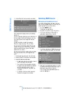 Preview for 216 page of BMW 2009 5 Series Owner'S Manual