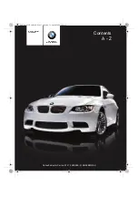 BMW 2009 M3 Owner'S Manual preview